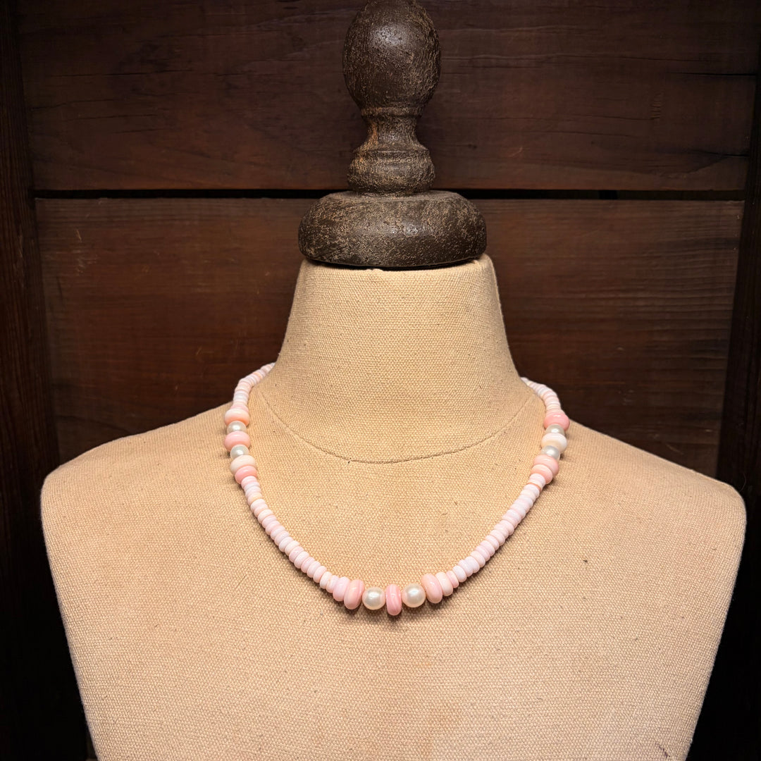 Pearl and Petal Necklace