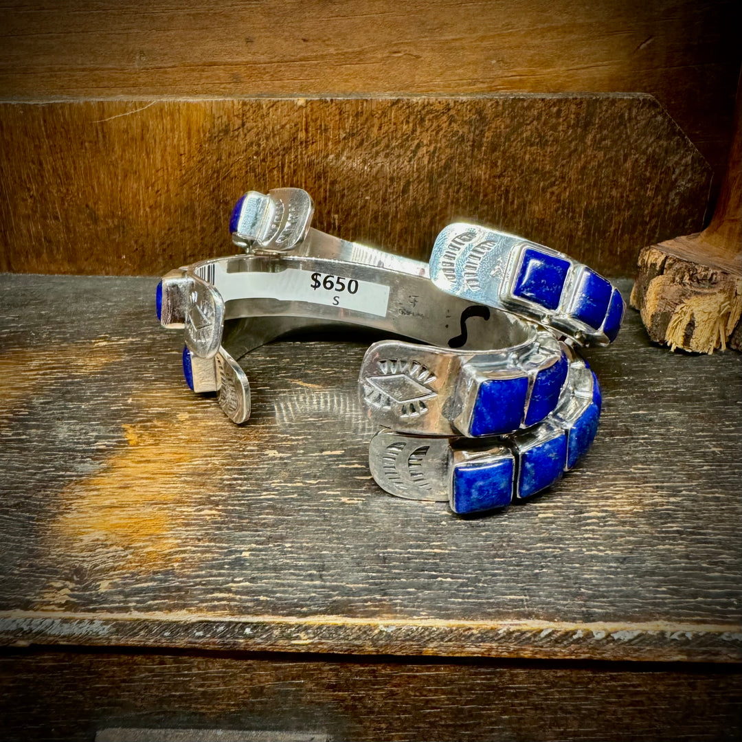 Lapis Square Stacker Cuff (Small/Medium)