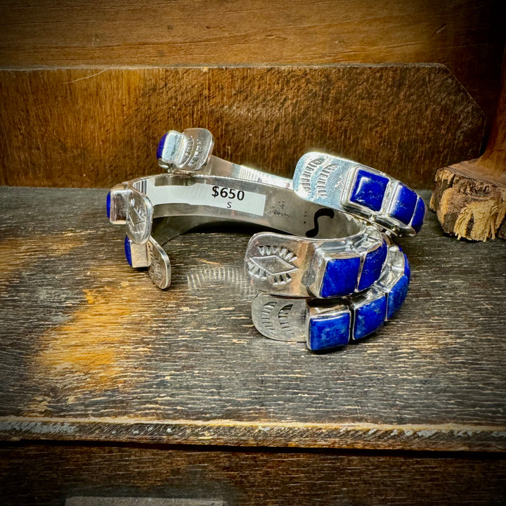 Lapis Square Stacker Cuff (Small/Medium)