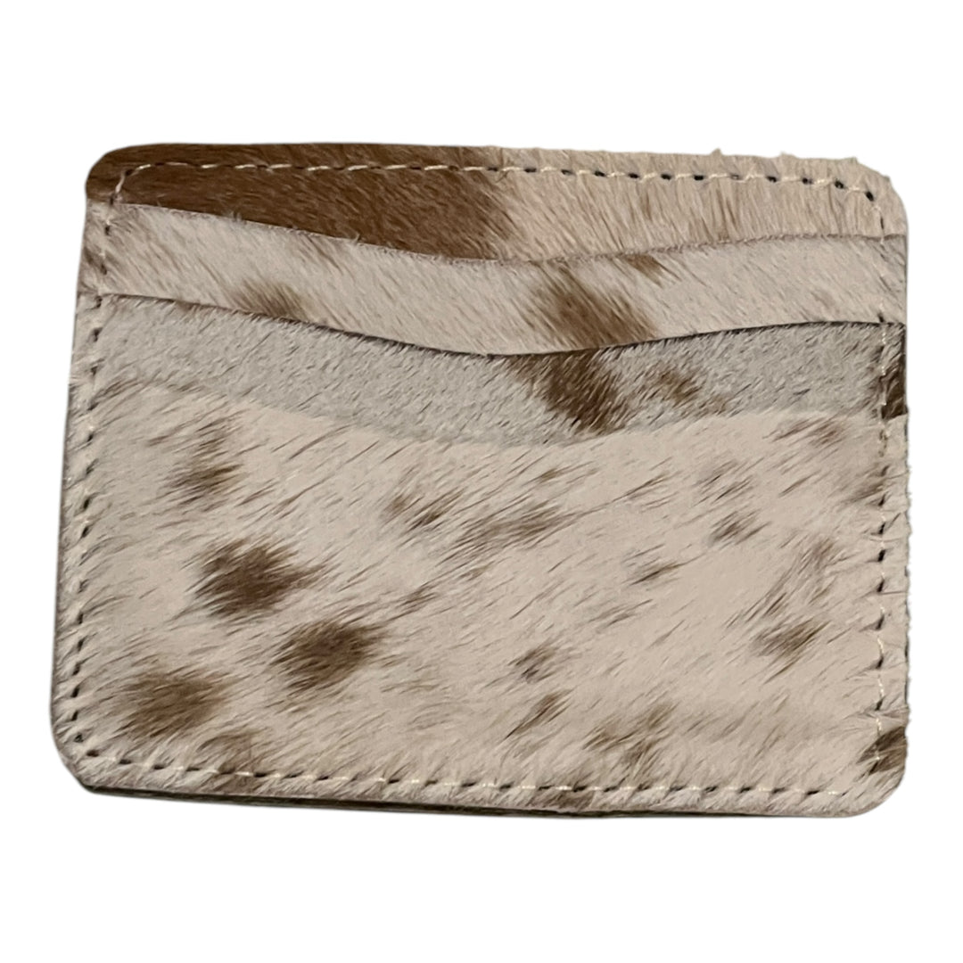 Natural Cowhide Credit Card Wallet