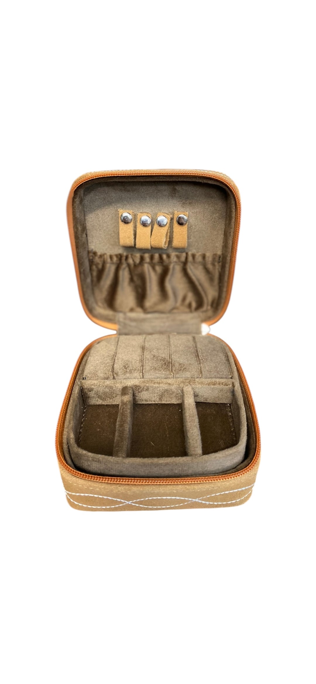BootStitch Suede Leather Jewelry Box 