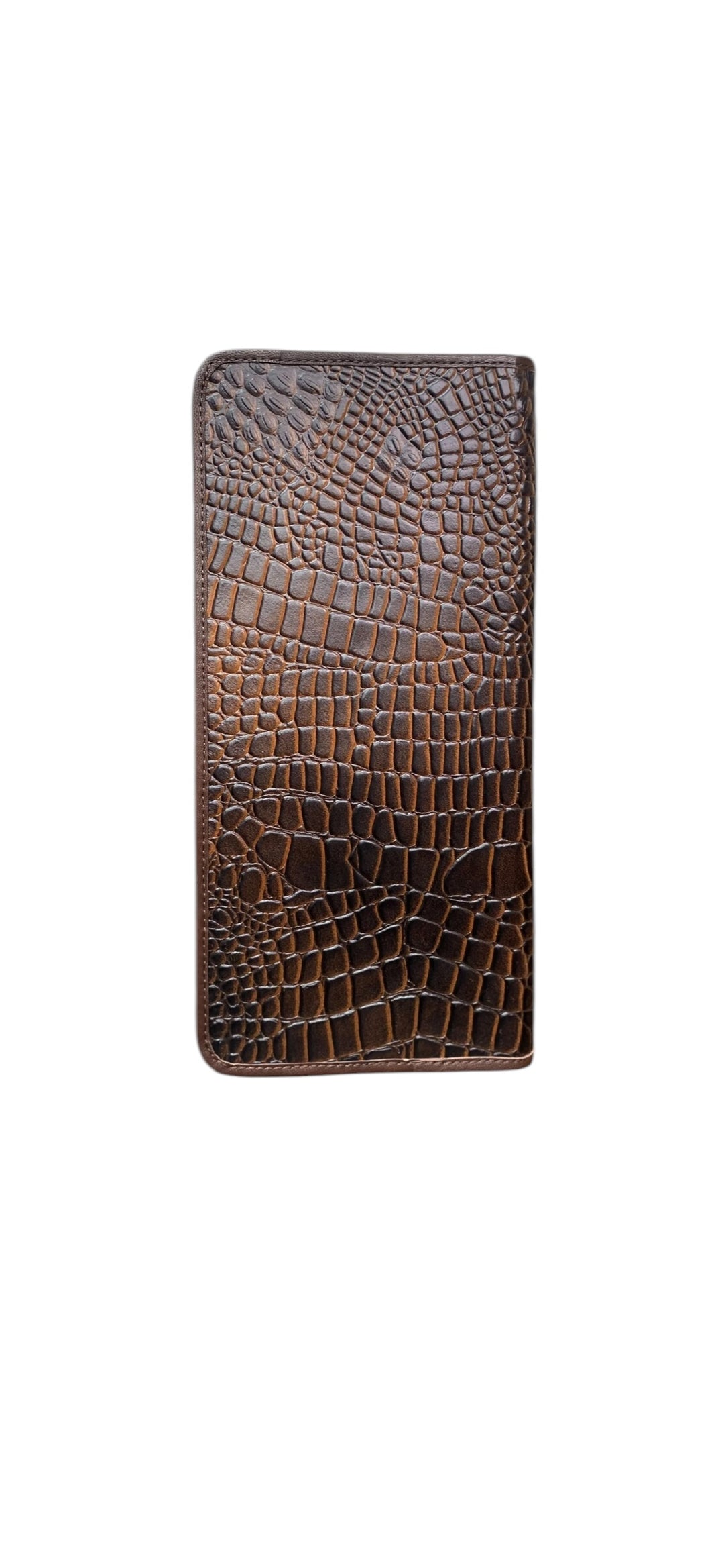 Exotic and Tooled Leather Jewelry Wallet