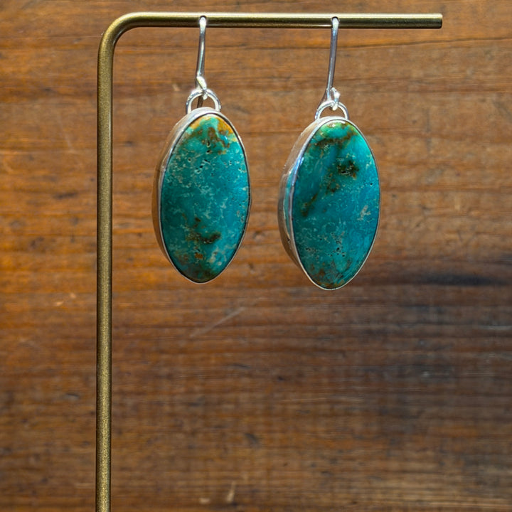 Turquoise Slab Earrings