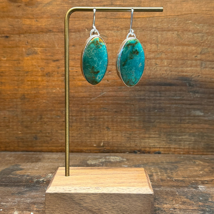 Turquoise Slab Earrings