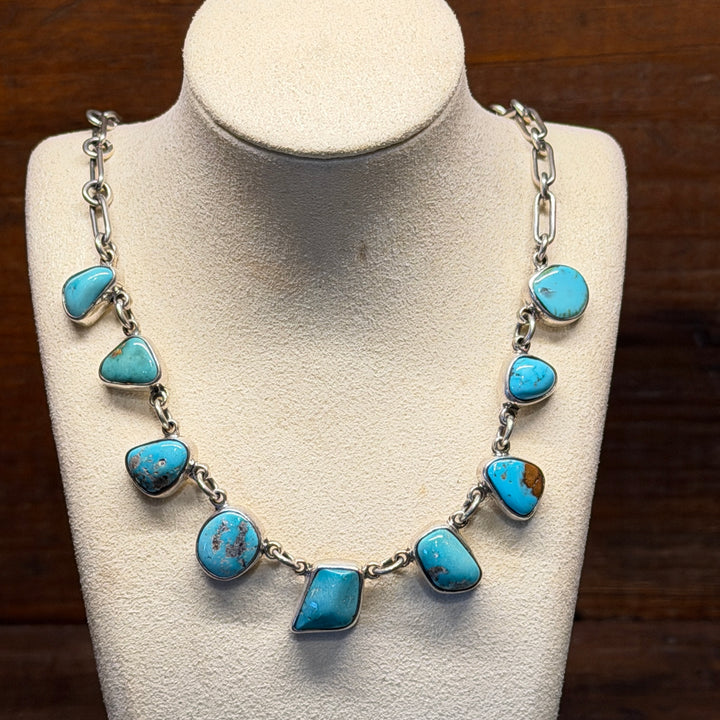 Kingman Turquoise Stone Necklace