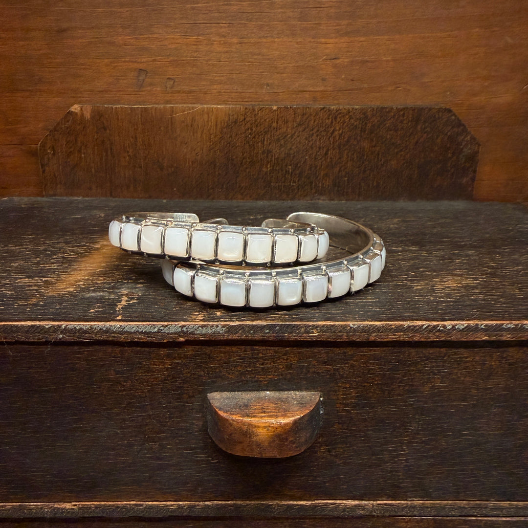Mother of Pearl Stacker Cuff (Medium)
