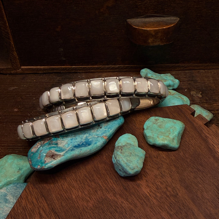 Mother of Pearl Stacker Cuff (Medium)