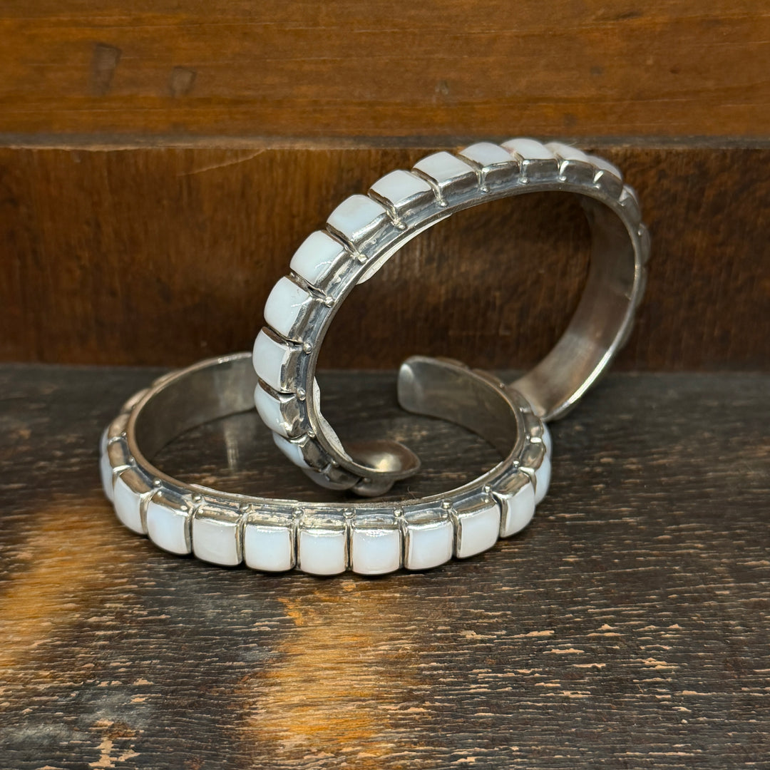 Mother of Pearl Stacker Cuff (Medium)