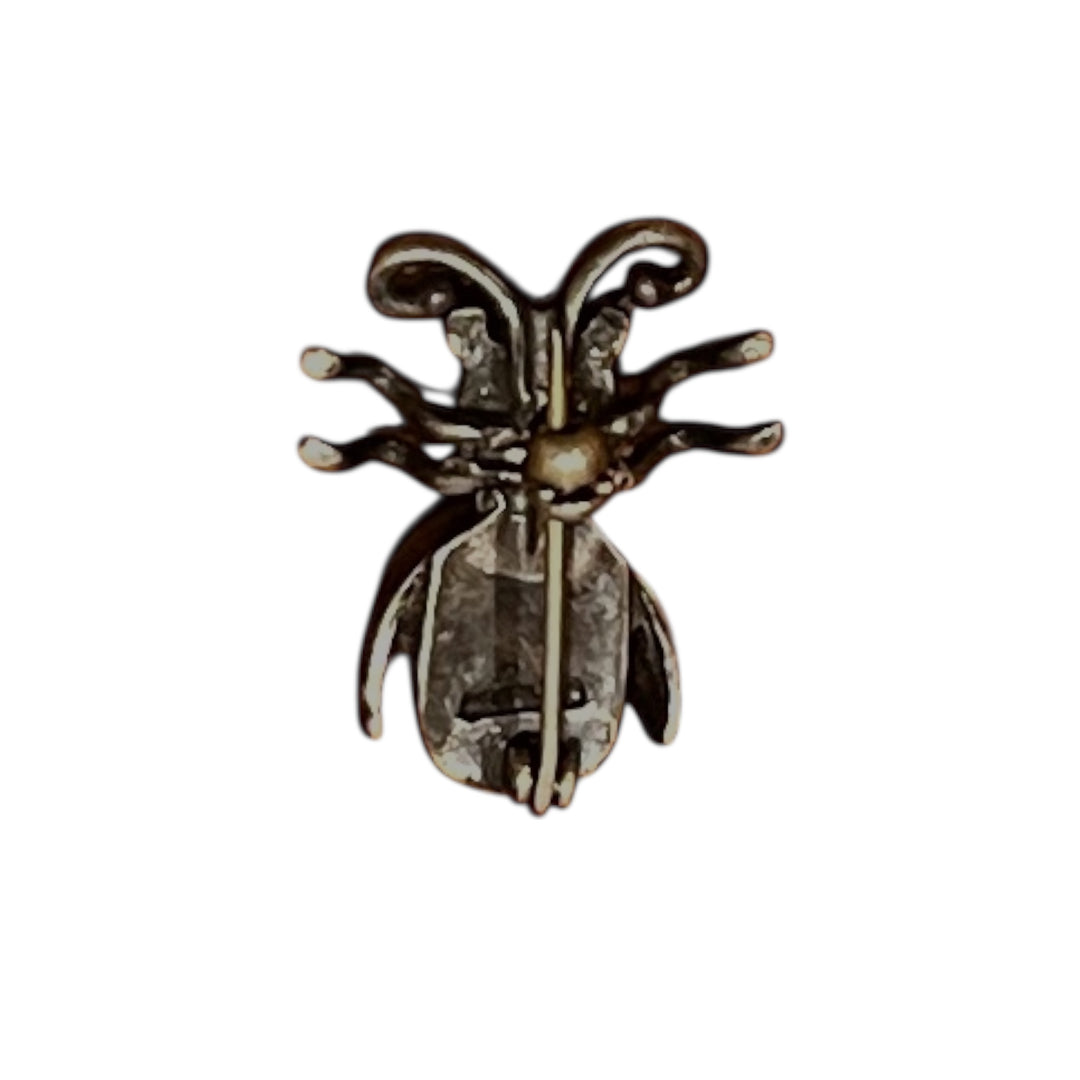 Vintage Navajo Turquoise Small Beetle Pin