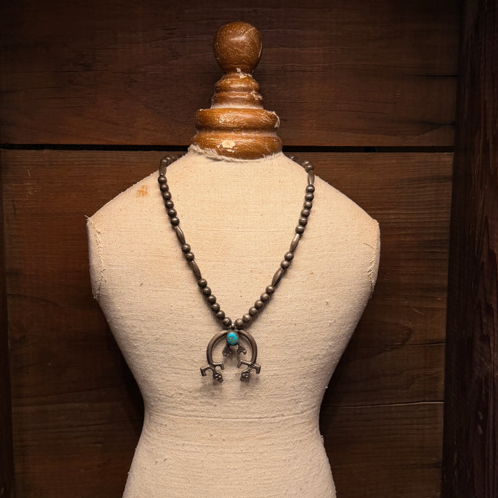 Vintage Navajo Yei Necklace, circa 1960s–1970s