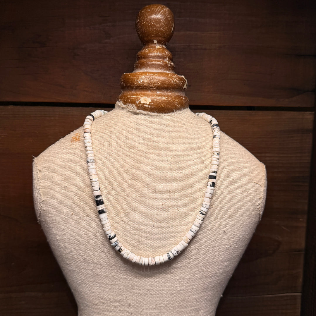 White Buffalo Stone Necklace