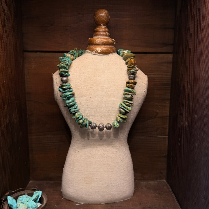 Elis Nugget & Navajo Pearl 20" Necklace