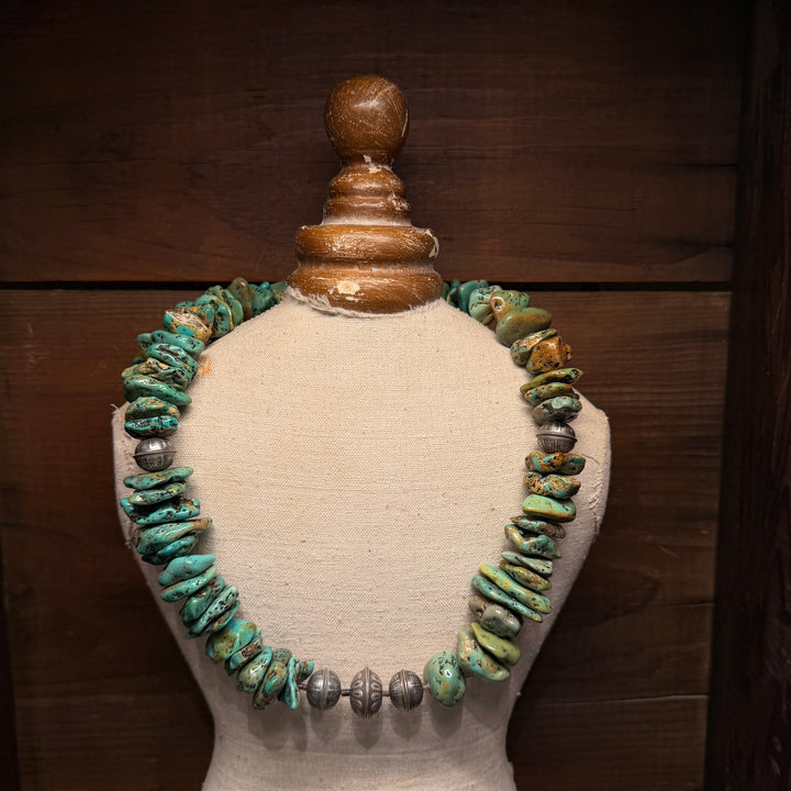Elis Nugget & Navajo Pearl 20" Necklace