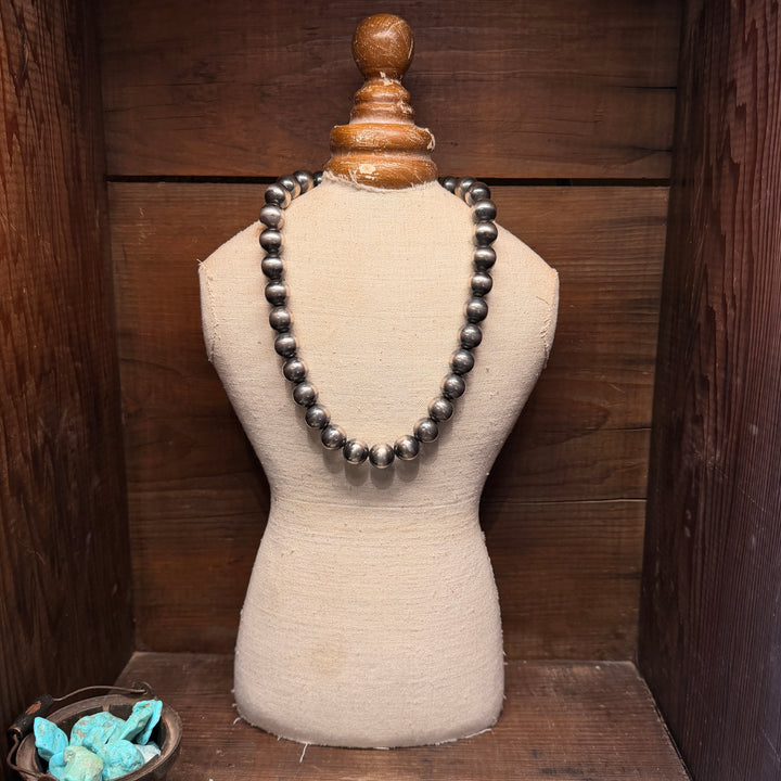 14mm 20" Navajo Pearl Necklace