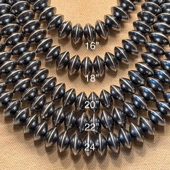 12mm Saucer Navajo Pearls