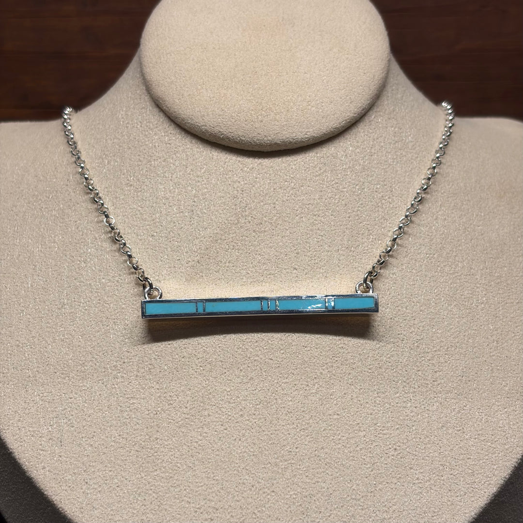 Inlay Bar Necklaces