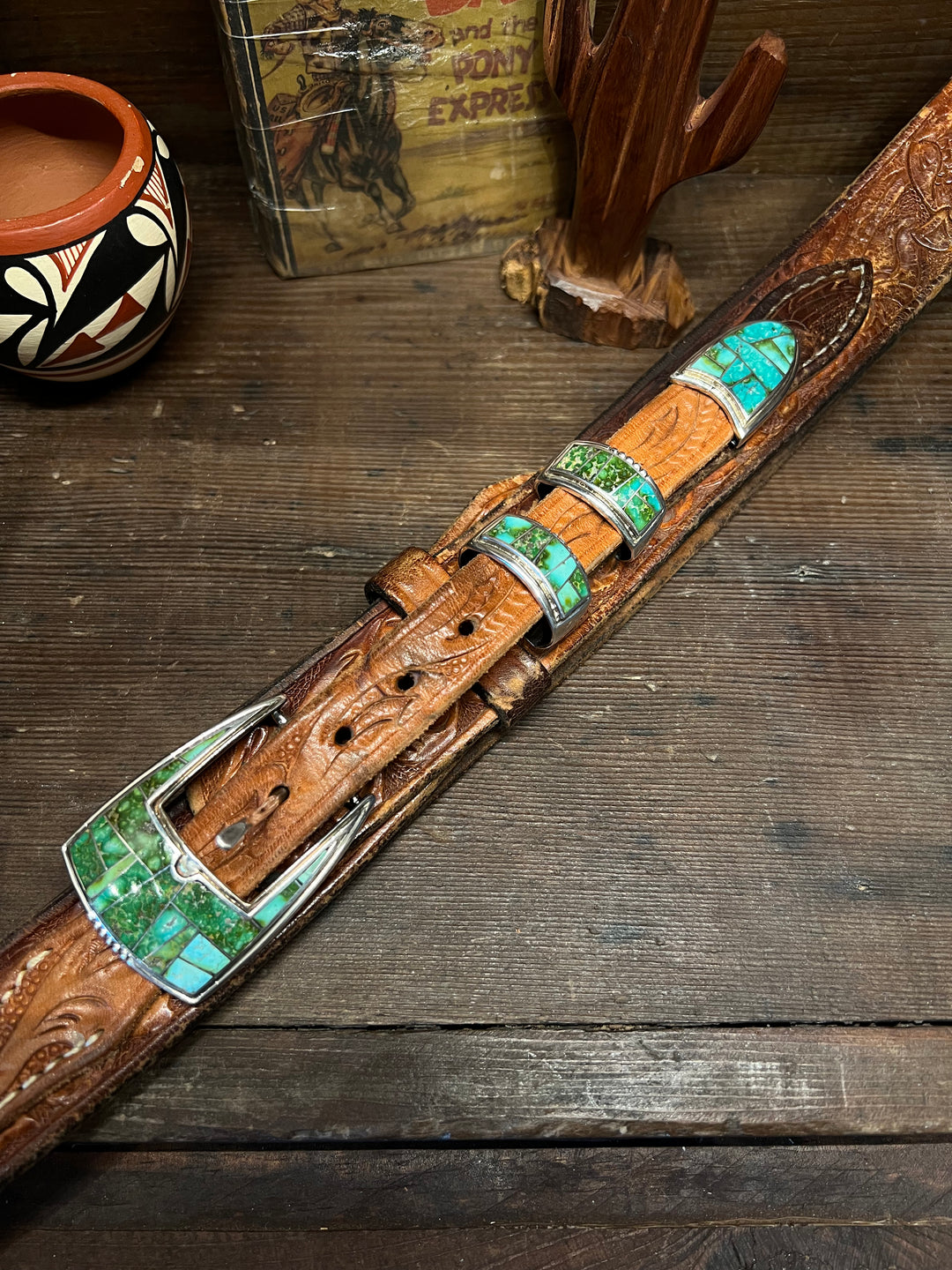 Sonoran Turquoise Inlay Ranger Buckle