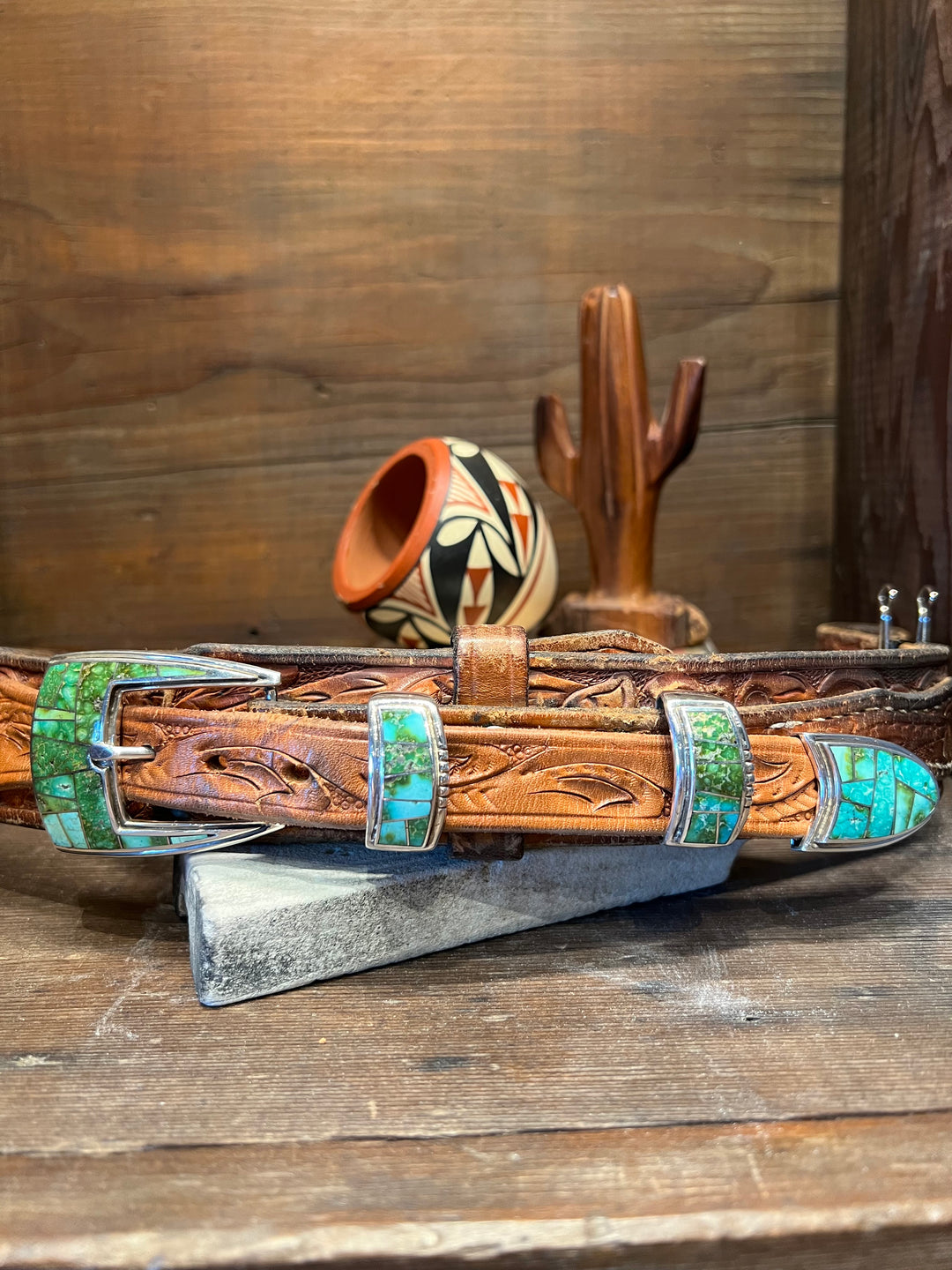 Sonoran Turquoise Inlay Ranger Buckle