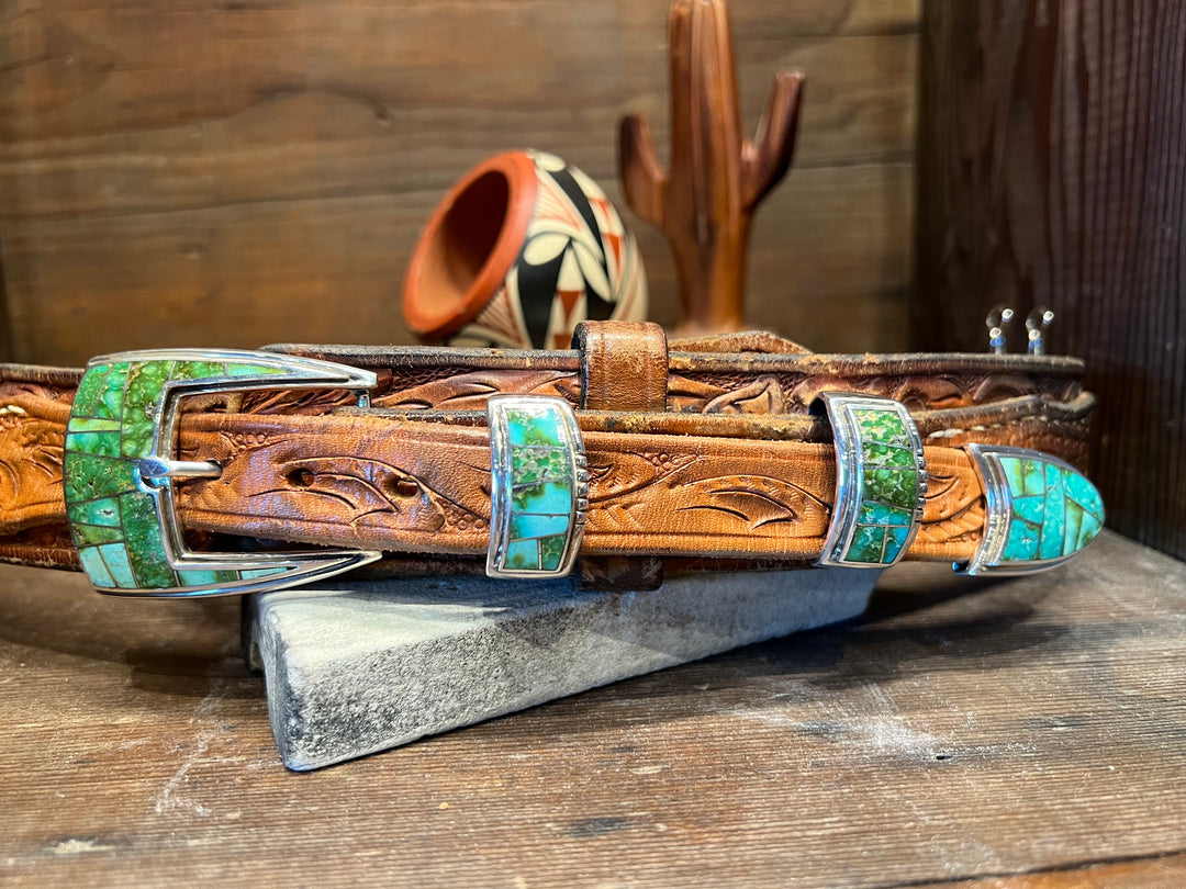 Sonoran Turquoise Inlay Ranger Buckle