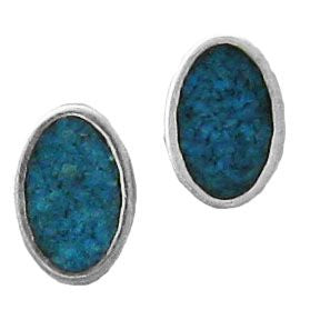 Turquoise Oval studs