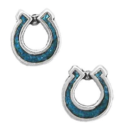 Turquoise Inlay Horseshoe