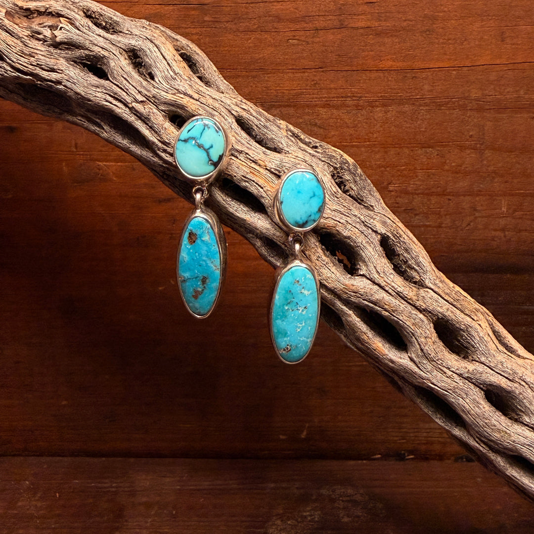 Turquoise Dangle Earrings by Federico Jimenez