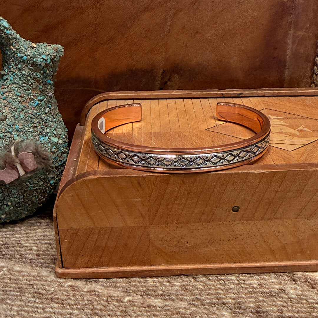 Moonlight Weave Navajo Cuff