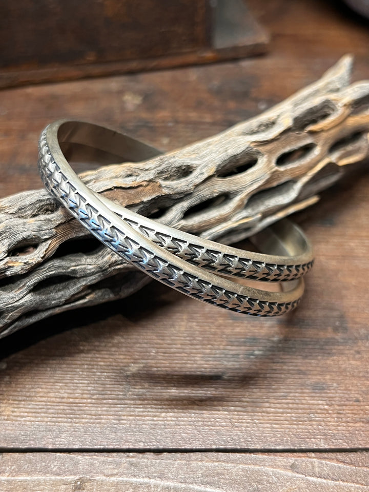 Sterling Silver Stamped Bangles