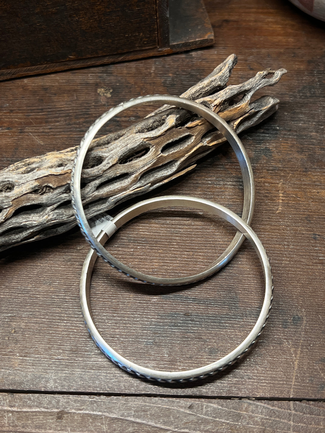 Sterling Silver Stamped Bangles