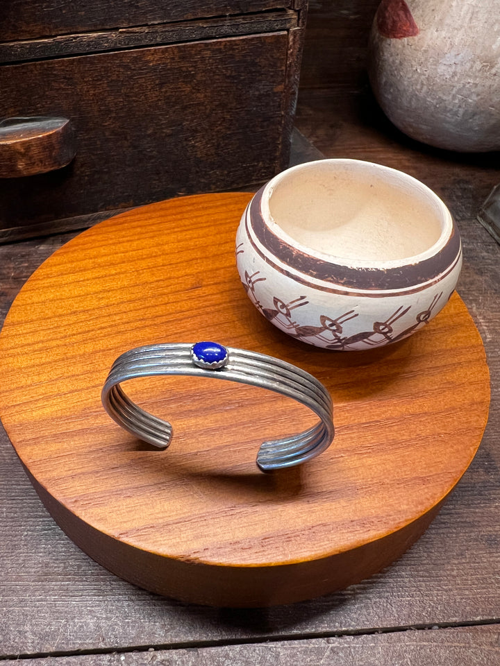 Small Lapis Stone Baby Cuff