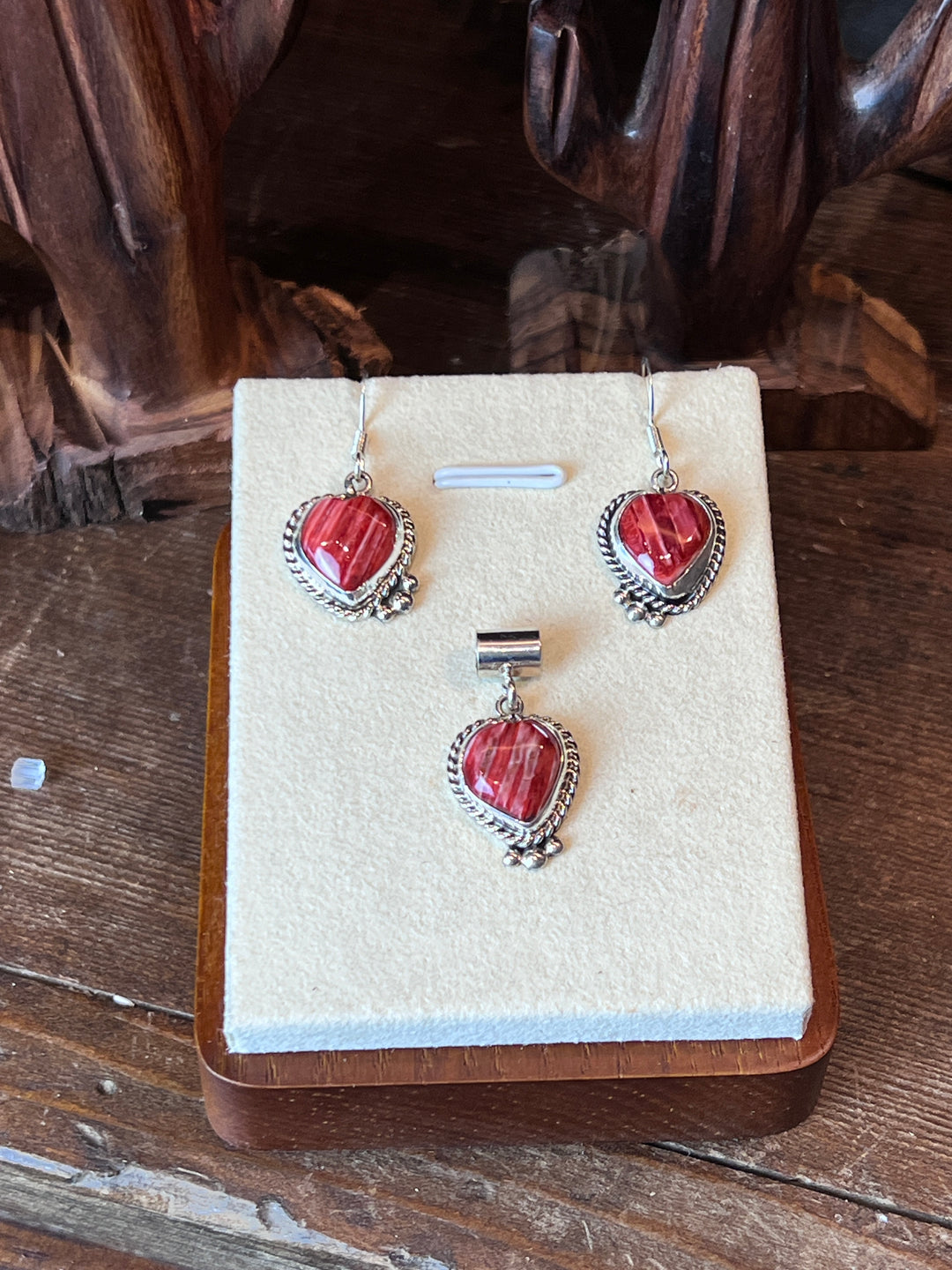 Red Spiny Heart Set