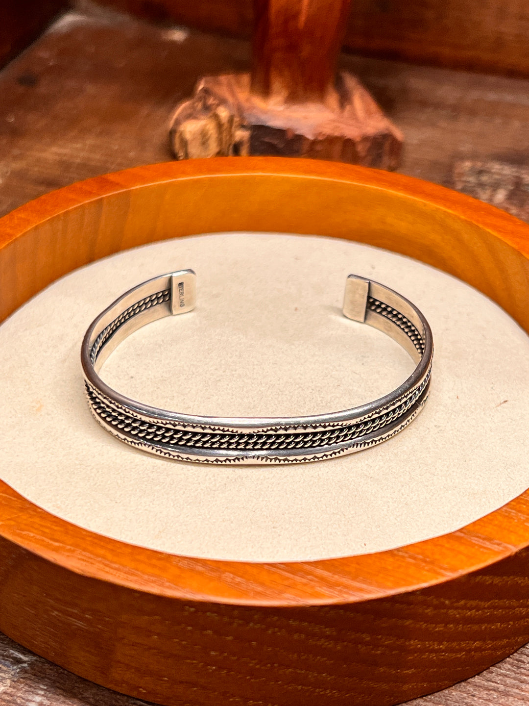 Stamped Double Wire Cuff