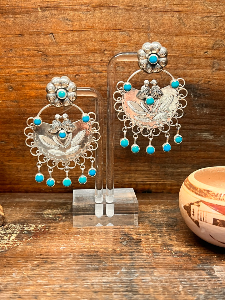 Love Bird Basket Earrings