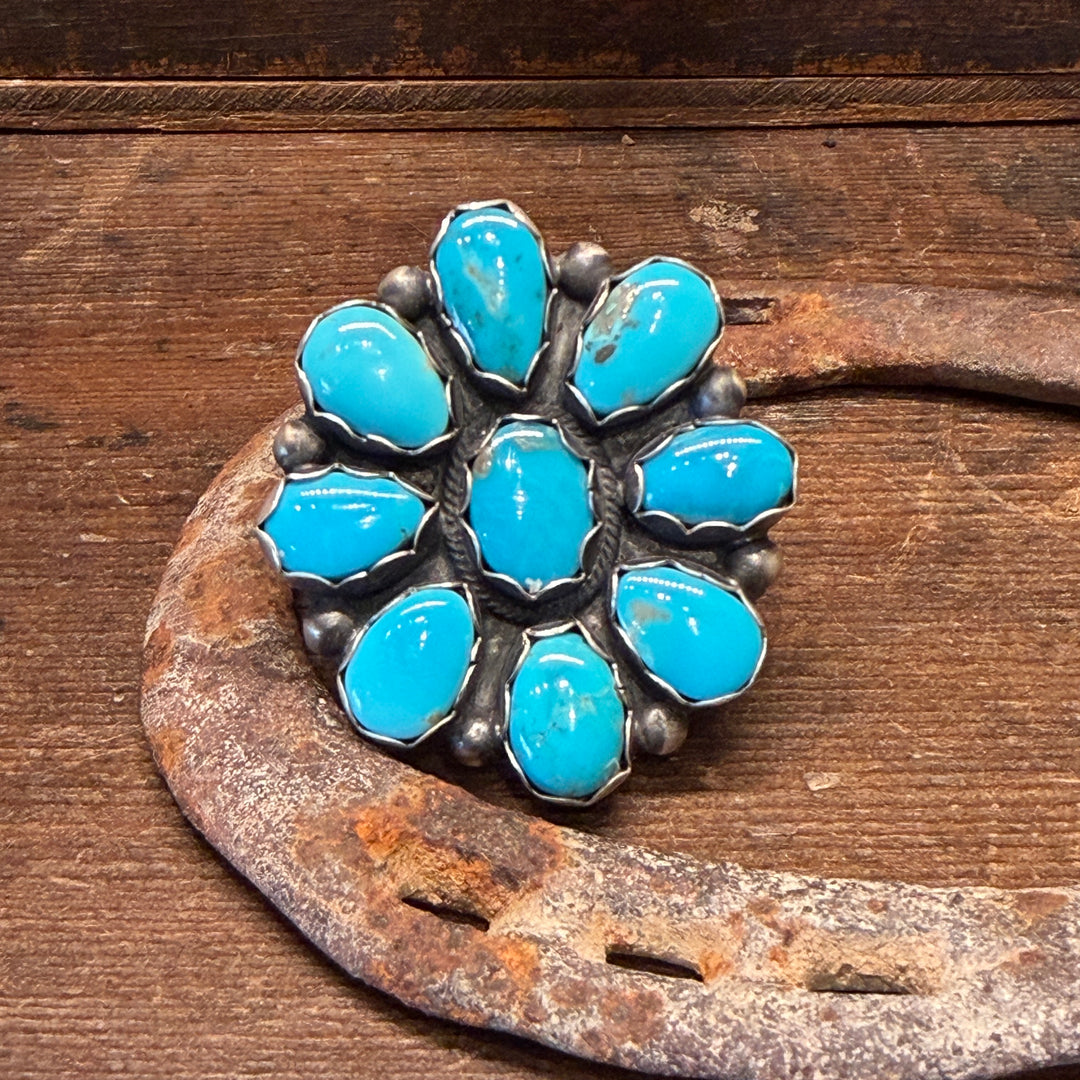 Turquoise Cluster Ring
