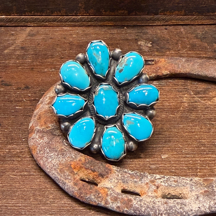 Turquoise Cluster Ring