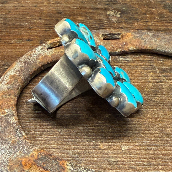 Turquoise Cluster Ring