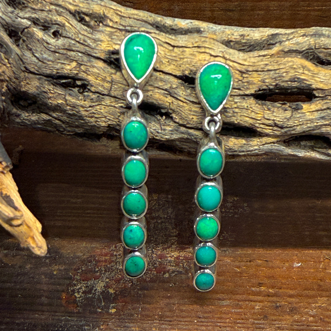 Carrico Lake Turquoise Dangle Earrings