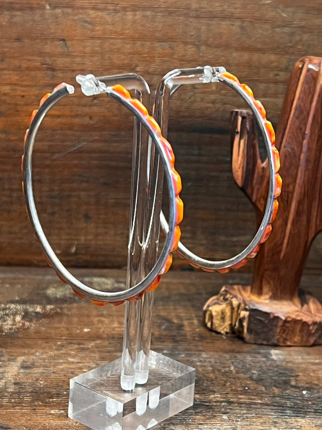 Orange Spiny Shell Hoops