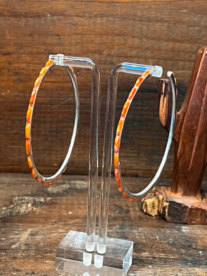 Orange Spiny Shell Hoops