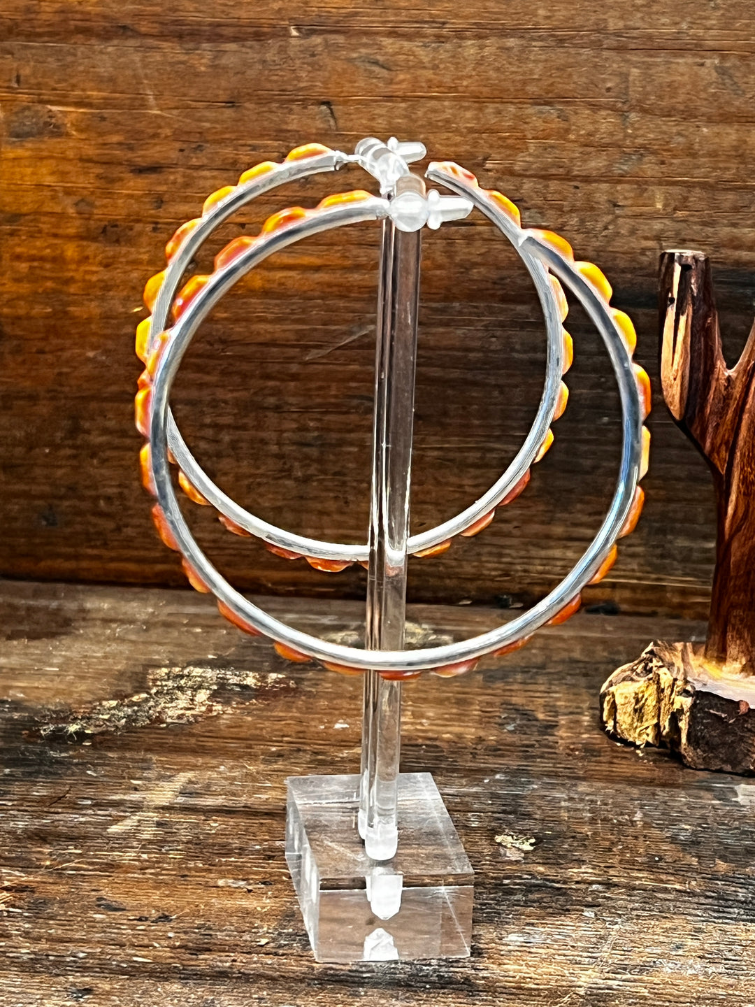 Orange Spiny Shell Hoops