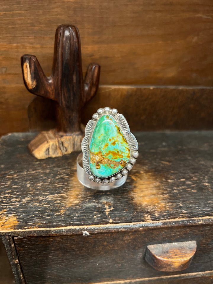 Mantis Turquoise Adjustable Ring