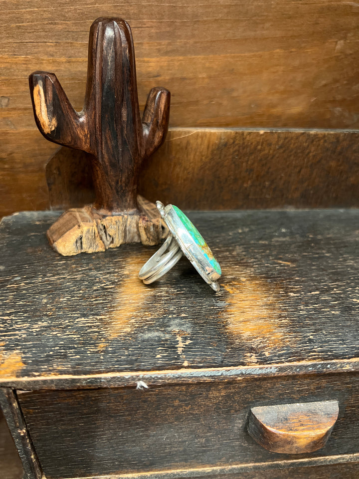 Mantis Turquoise Adjustable Ring