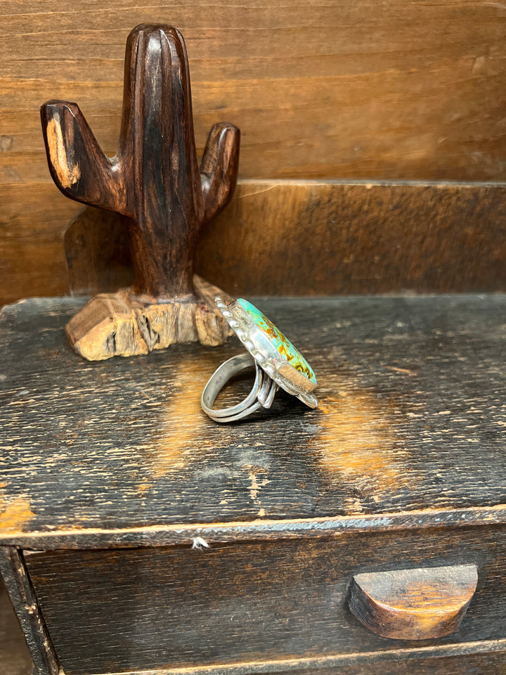 Mantis Turquoise Adjustable Ring