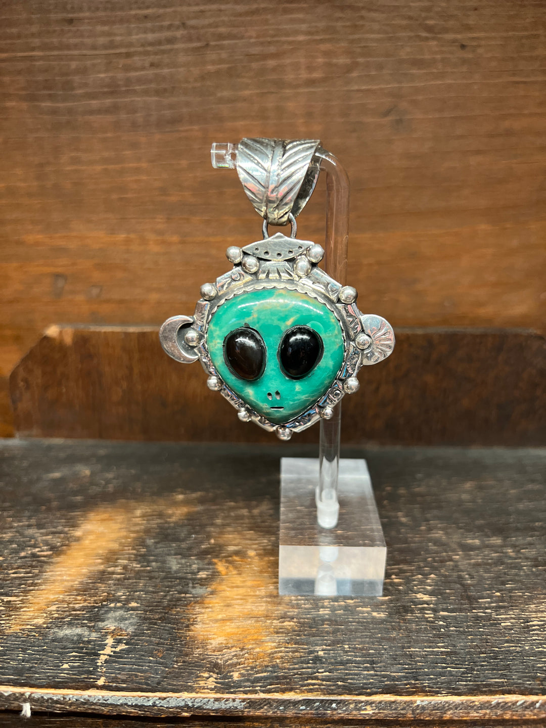 Sonoran Turquoise Alien Pendant