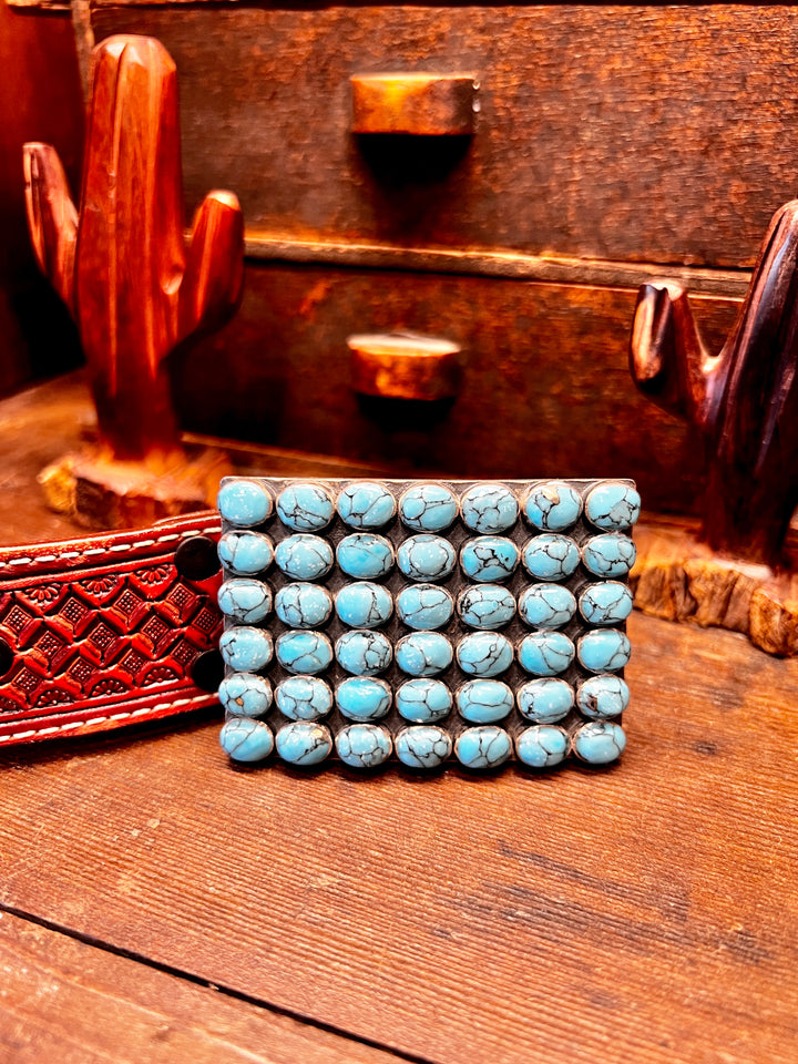 Kingman Turquoise Oval Buckle