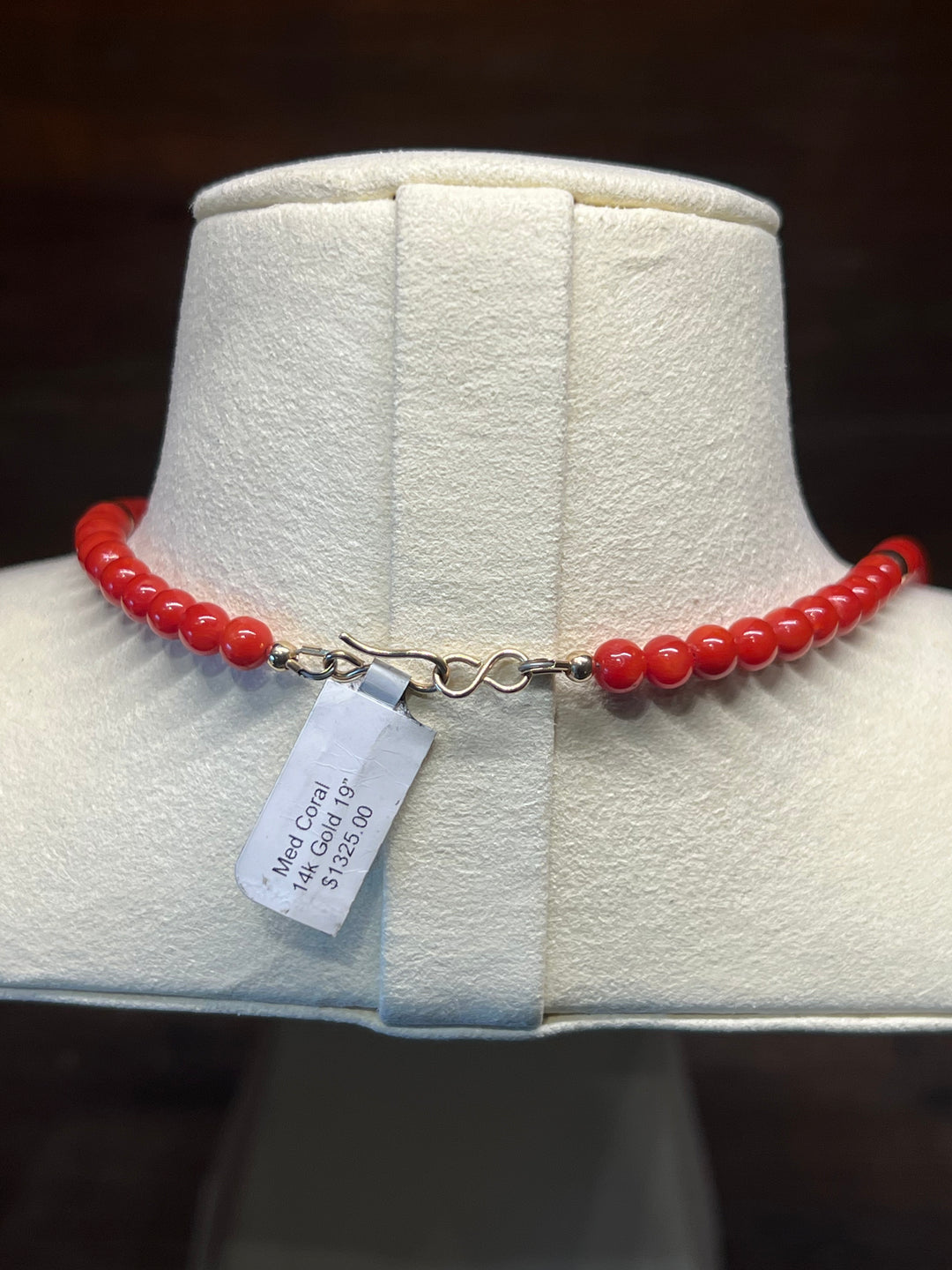 Mediterranean Coral 14K Yellow Gold Necklace