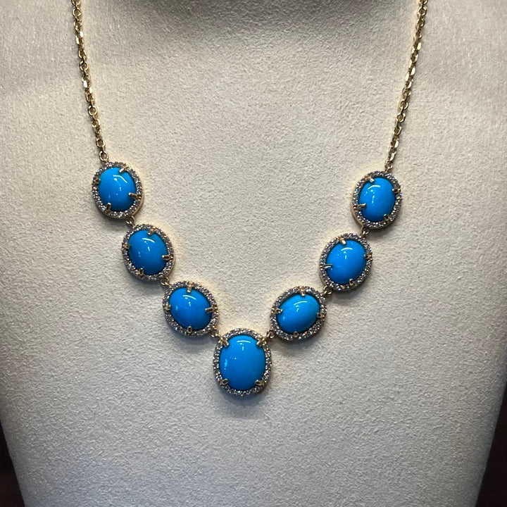 14K Gold Sleeping Beauty with Diamond Lariat