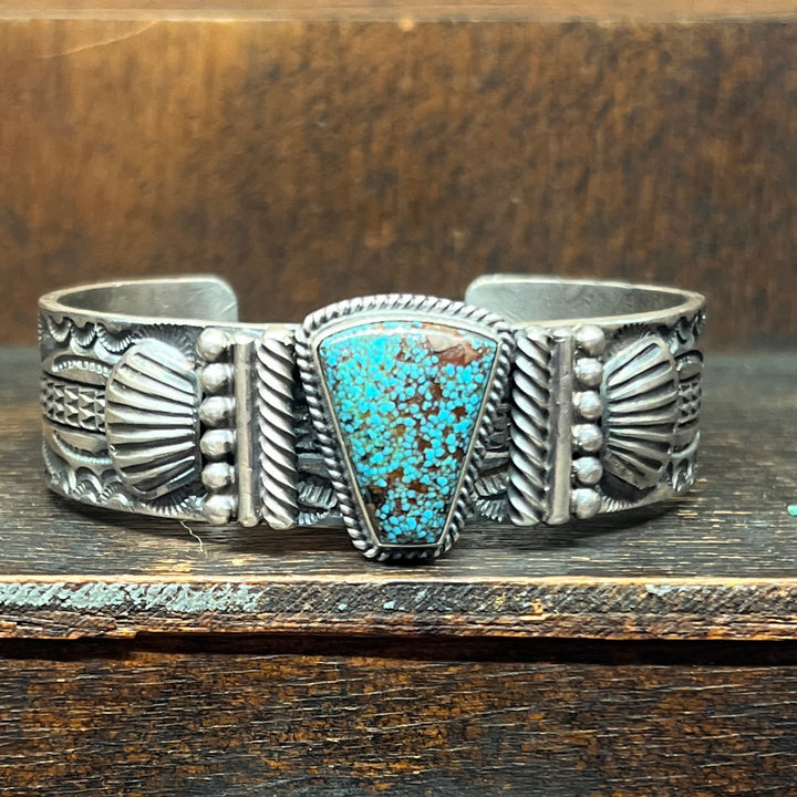 Vintage Red Mountain Turquoise Cuff