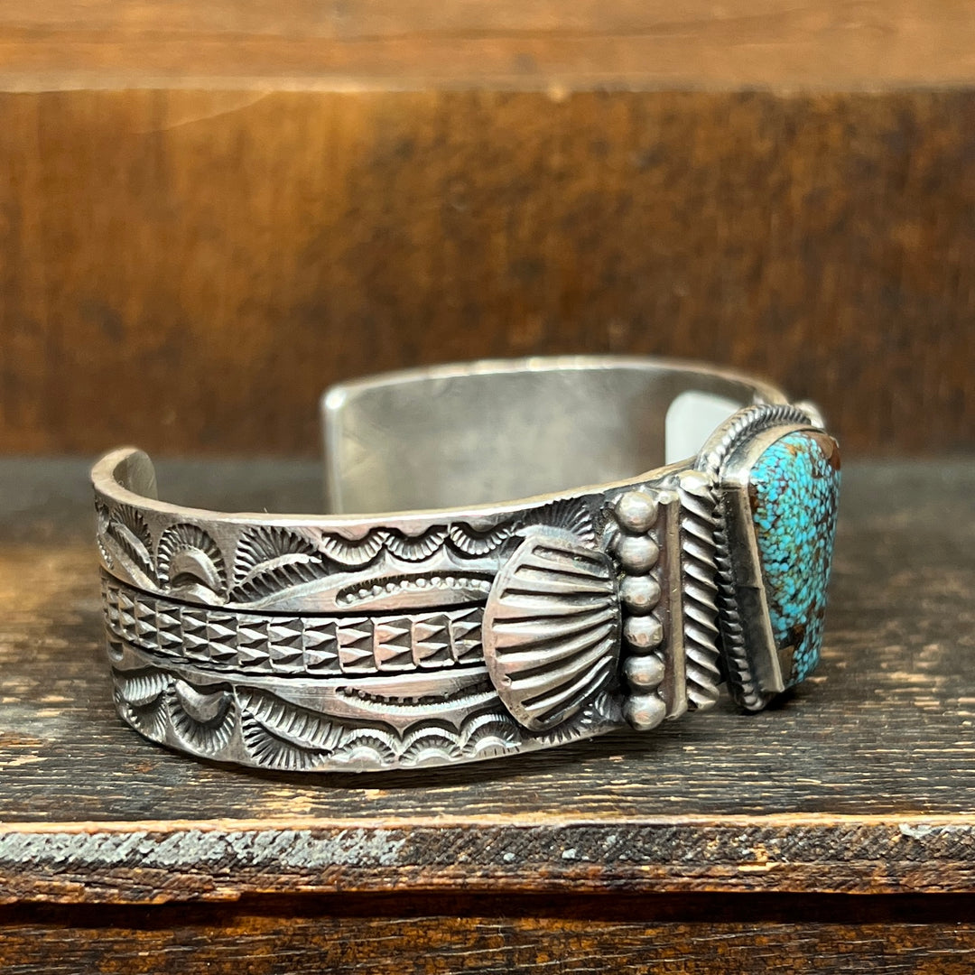 Vintage Red Mountain Turquoise Cuff