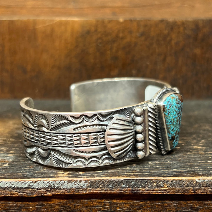 Vintage Red Mountain Turquoise Cuff